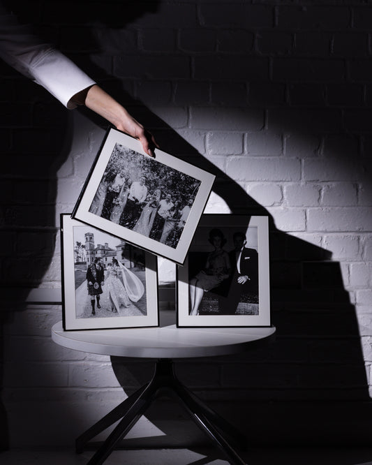 8x10 Glitter Prints x 3 FRAMED